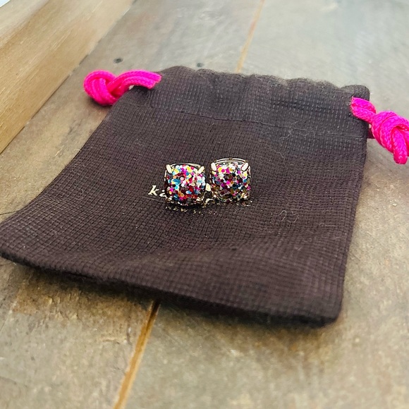 NWB: KATE SPADE confetti earrings. Perfect colorful studs! - Picture 3 of 3